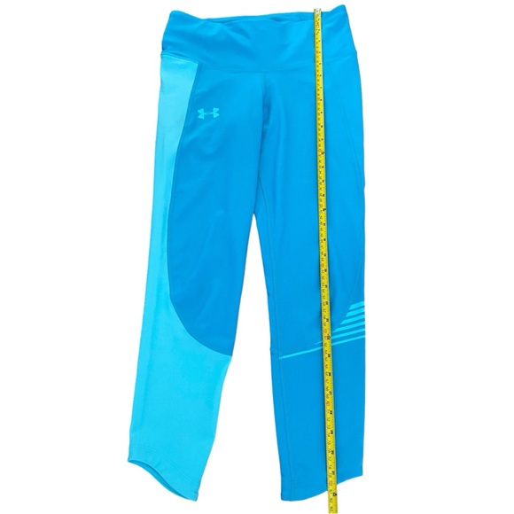 Under Armour Women's Armour Fly Fast Graphic Crop, Deceit (439)/Venetian Blue, M - Picture 5 of 9